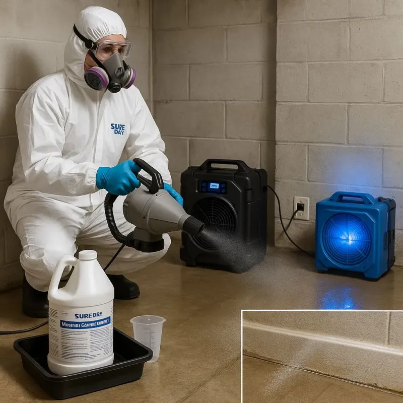 Sanitization and Odor Removal process in Tavares, FL